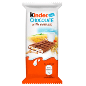 KINDER CHOCOLATE BAR WITH CEREALS