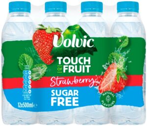 Volvic Touch of Fruit Sugar Free Strawberry Water