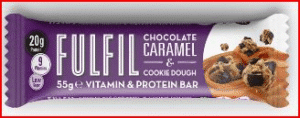 Fulfil Vitamin And Protein Bar Chocolate Caramel &Cookie Dough 15X60G
