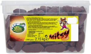 Lutti Mitsy Toffee Mice Tub 10 Cent