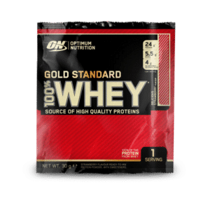 On 100% Whey Gold Std – Sachets 24 X 30G Delicious Strawberry