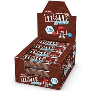 M&M Hi Protein Bar Chocolate 12X51G