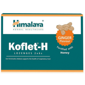 Himalaya Koflet-H Lozenges Ginger Flavour- 2 X 6’S