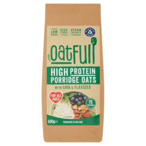 Oatfull High Protein Porridge Oats With Chia & Flaxseed 600G