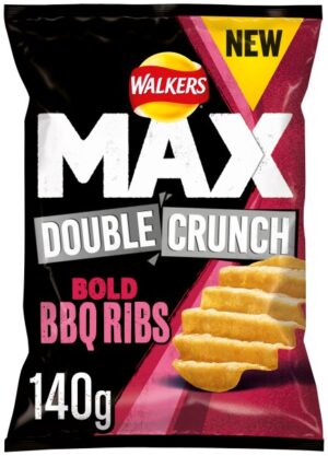 Walkers Max Double Crunch BBQ Ribs Crisps