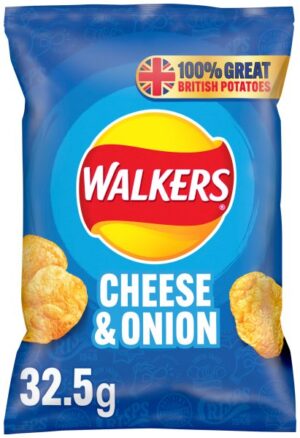 Walkers Cheese & Onion Crisps