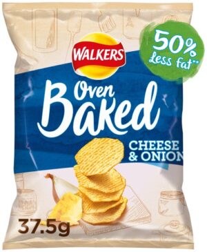 Walkers Oven Baked Cheese & Onion