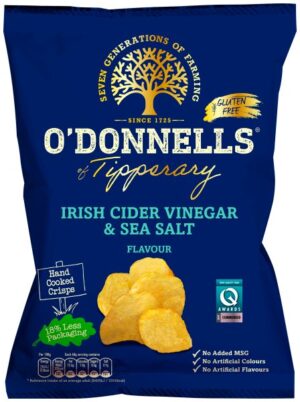 O’Donnells Irish Cider & Sea Salt Crisps