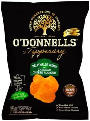O’Donnells Ballymaloe Relish/Cheddar Cheese Crisps