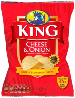 King Cheese & Onion Crisps
