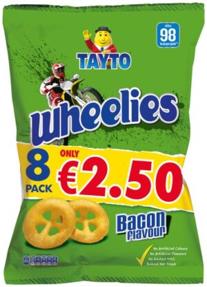 Tayto Wheelies 8 Pack PMP