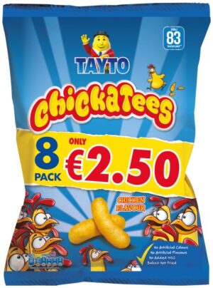 Tayto Chickatees 8 Pack PMP