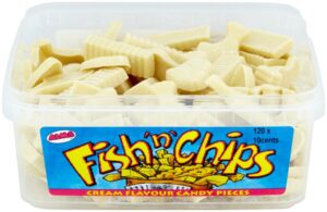 Alma FishN’Chips Cream Flavour White Choc 10 Cent