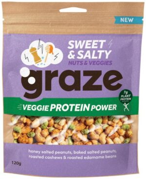 Graze Sweet & Salty Nuts & Veggies Sharing Bag