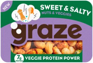 Graze Veggie Protein Snack Sweet & Salty