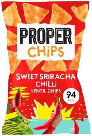 ProperChips Sweet Sriracha Chilli Lentil Chips