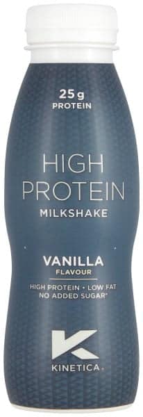 Kinetica Vanilla Milkshake Protein Drink Bottle