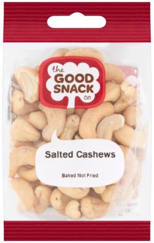 The Good Snack Co Salted Cashews Bag