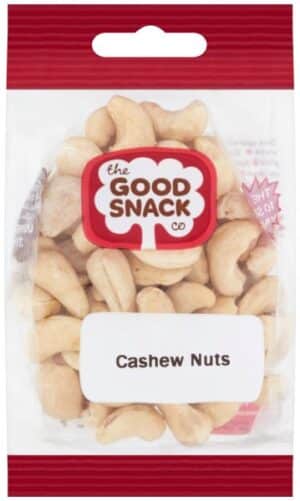 The Good Snack Co Whole Cashews Bag