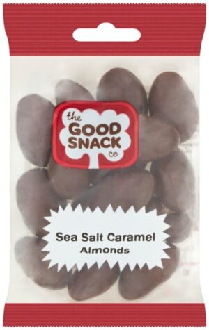 The Good Snack Co Sea Salt Caramel Almonds Bag