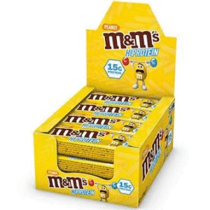 M&M Hi Protein Bar Peanut 12X51G