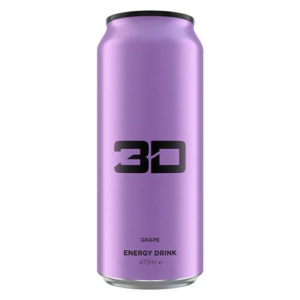 3D Energy Drink Purple 12 X 473Ml