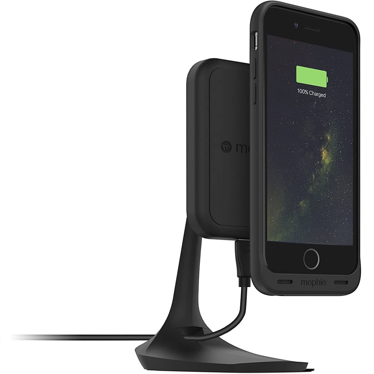 Mophie Wireless B-3454 Force Desktop Dock 10W Charger Black (In Plain White Box)