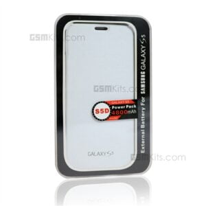 Galaxy S5 External Power Case 4800 mAh White