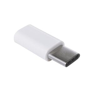 Micro To Type C Adapter White/Silver