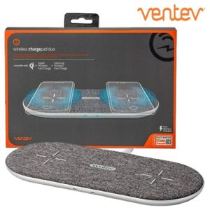 Ventev Duo Wireless Non Slip Fast Chargepad with LED Indicator 20W