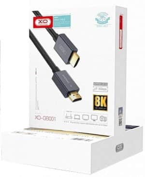 XO GB001 8K 5Gbps HD Display HDMI Cable 1.5M Black