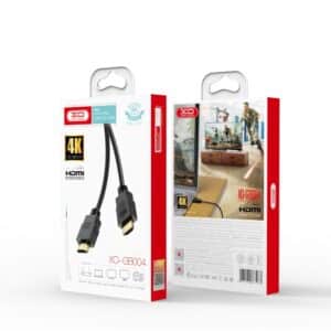 XO GB004 4K HD Display HDMI Cable 1.5M Black