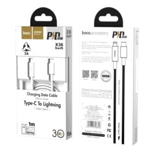 Hoco X36 Swift PD 18W Type-C to Lightning Cable 1M White