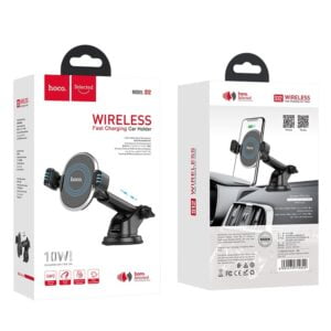 Hoco S12 Rich Power 10W Wireless Charging Car Holder (Black)