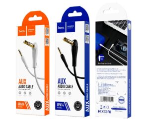 Hoco UPA14 L Shapped AUX Audio Cable 2M (Black)