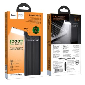 Hoco J62A Jove Dual USB 2A Output Power bank 10000 mAh Black