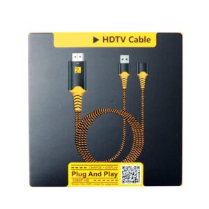 Universal USB to HDMI Converter Cable for IOS&Android Phone 1M Black