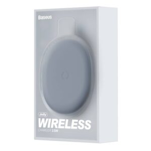 Baseus WXGD-02 Jelly 15W Fast Wireless Charger (White)