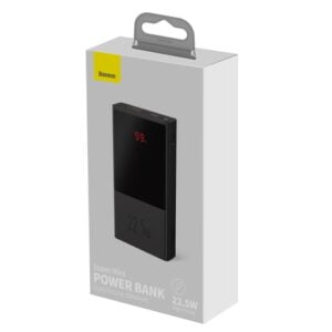 Baseus PPMN-A01 Super Mini Digital Display Ultra Fast Power Bank 10000mAh 22.5W Black
