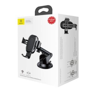 Baseus WXYL-A01 Qi Wireless Charger Gravity Car Mount (Osculum Type ) Black