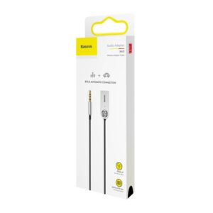 Baseus CABA01-01 Aux-USB Bluetooth Smart Adapter Black