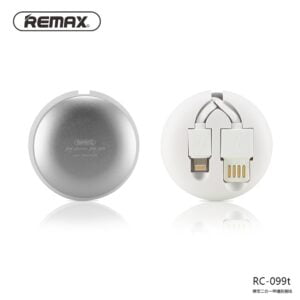 Remax Rc-099t Retractable 2 In 1 Usb Cable Lighting & Micro White