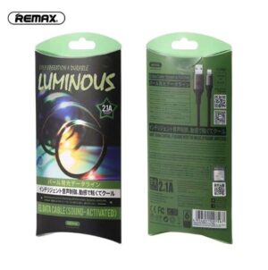 REMAX RC-133i Luminous Sound Activated Lightning Data Cable White