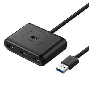 UGREEN 20291 4 in 1 USB 3.0 Hub (1m) Black