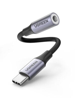 UGREEN 30632 USB Type C to 3.5mm Female Converter 10cm (Gray)