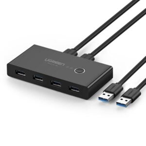 UGREEN 30768 2 In 4 Out USB 3.0 5G bps Plug and Play Sharing Switch Box