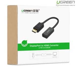 UGREEN 40362 DisplayPort to HDMI Female Converter 1080P 160Hz (Black)