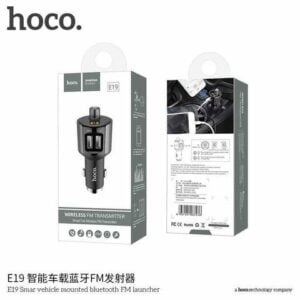 Hoco E19 Smar Vehicle Mounted Bluetooth FM Transmitter