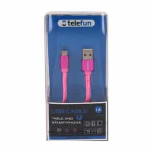 Telefun Micro USB Cable 1M Rose Quick Charge