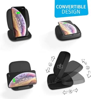 ZENS Qi Fast Single Wireless Charging Pad 10W Black
